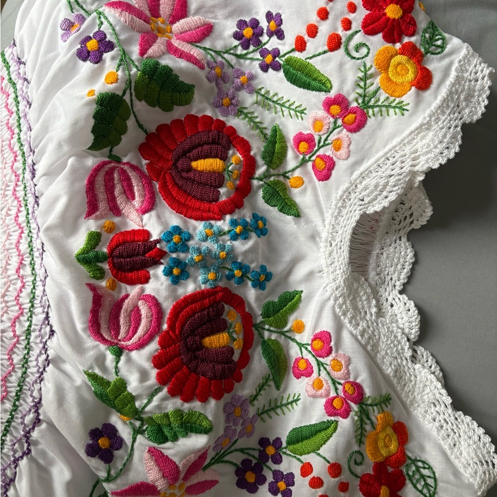Hungarian Embroidered Blouse - image 4